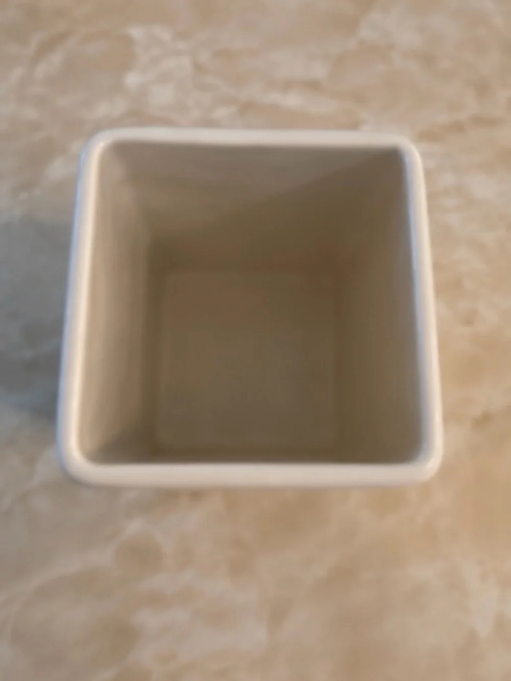 Rae Dunn “FLAWLESS” Makeup Brush Holder | White Ceramic Vanity Organizer